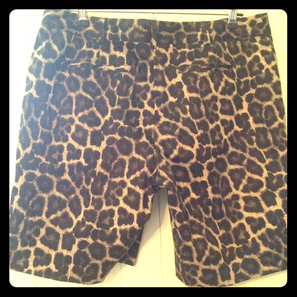 Michael / Michael Kors Leopard Print Shorts - Sz 8
