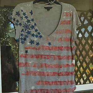 Rock & Republic Tee/July 4th Top
