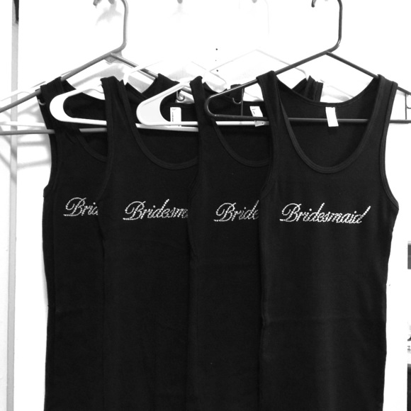 Bridesmaids tank tops