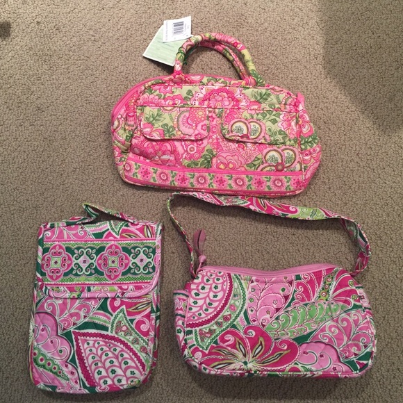 3 pink Vera Bradley bundle