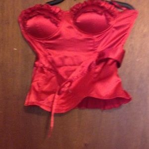Charlotte Russe red halter top