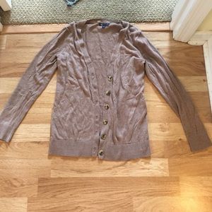 Tan cardigan