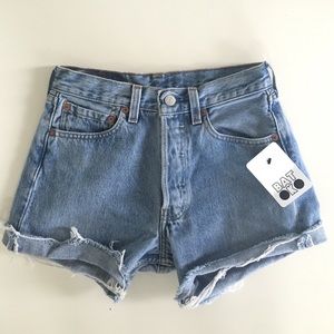 NWT Batoko Levi 501 Denim Shorts Size 25