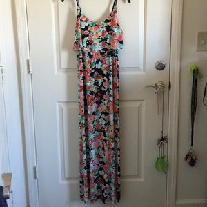 Flower maxi dress