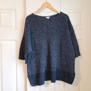 Oversized marled sweater