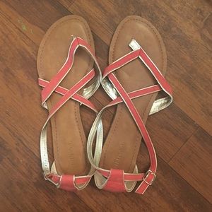 Merona Coral Sandals Size 8 (Target)