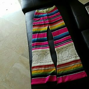 Jens Pirate Booty Serape Banyan Bells Pants XS