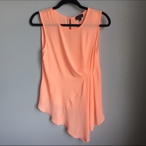 Topshop Coral/ Peach Tank Top