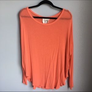 Fantasy Fawn Coral Long Sleeve Soft Top