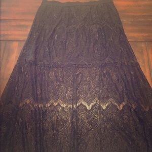 Lace Maxi Skirt