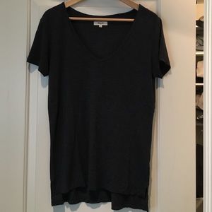 Madewell heather navy V neck tshirt