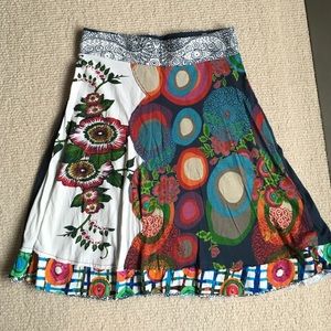 Desigual fun patterned skirt