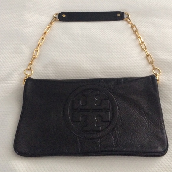 Tory Burch Reva Clutch, Black - Picture 1 of 3