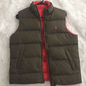 Reversible polo vest