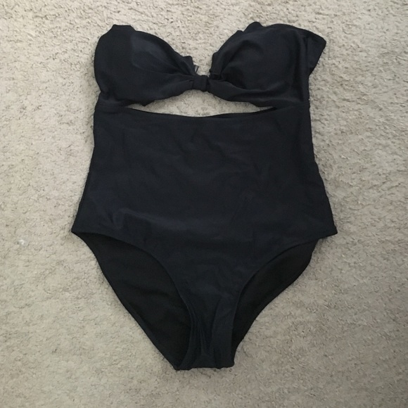 Strapless bathing suit!