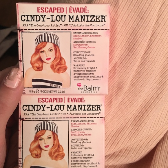 The balm blush glittery