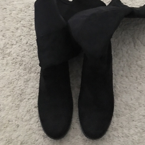 Black over the knee boots