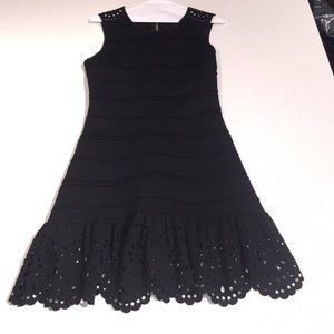 Juicy couture little black dress with lazer cutout
