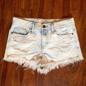 High Rise Abercrombie & Fitch Jean Shorts
