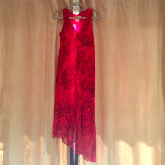 Jones New York red floral dress