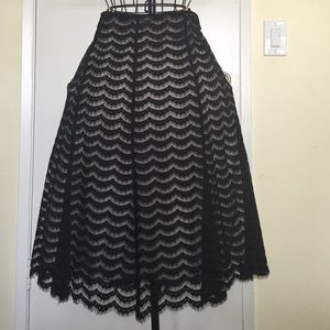 Black Lace Skirt
