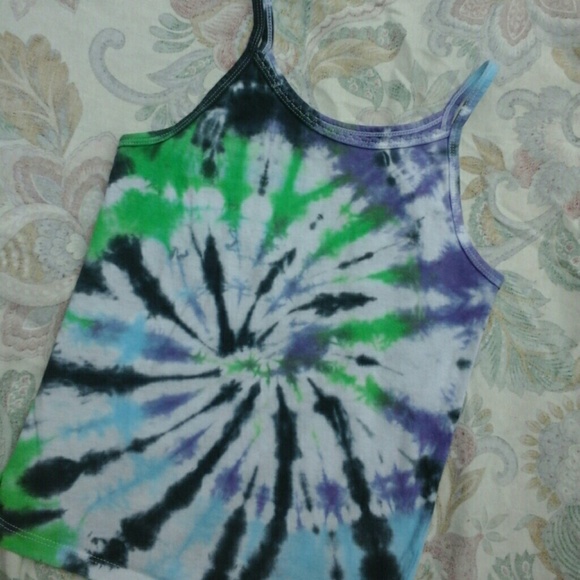 PacSun Tops - High Neck Tie Dye Crop Tank