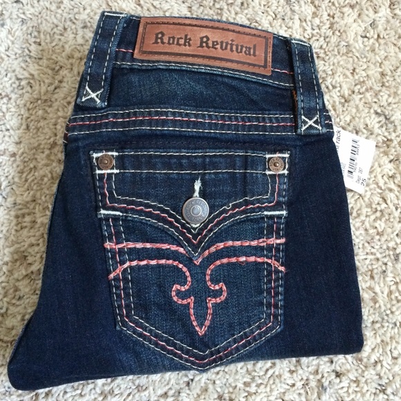NWT Rock Revival skinny jeans, sz 25