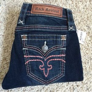 NWT Rock Revival skinny jeans, sz 25