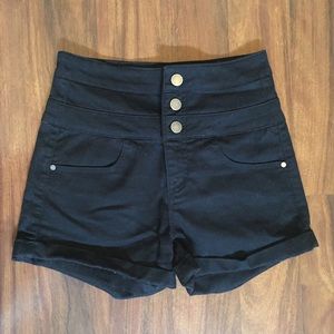 High Rise Stretch Shorts