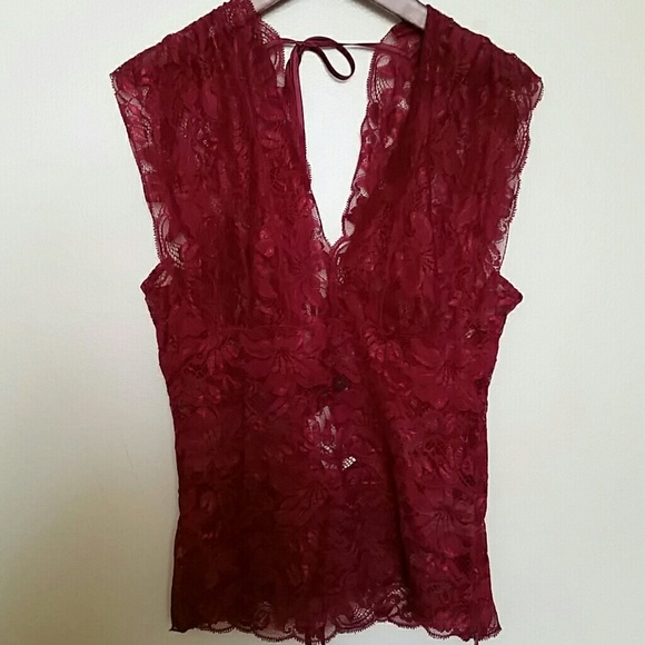 BCBG Maxazria lace top