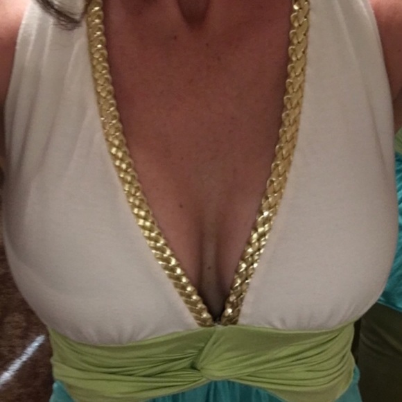 Boutique halter very unique and stunning. NWOT - Picture 2 of 4