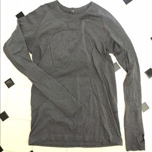 Gray lululemon long sleeve top