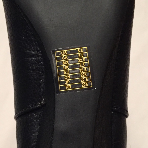 Brand New Black Faux Leather Knee High Boots - Picture 4 of 4