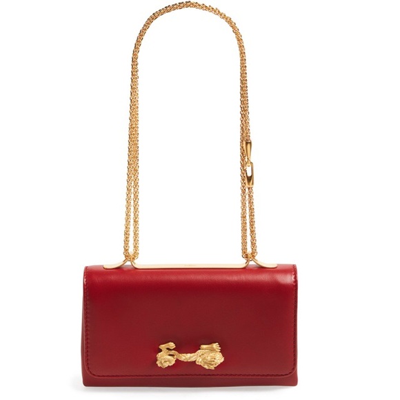 🚫sold🚫Valentino vavavoom red patent dragon bag