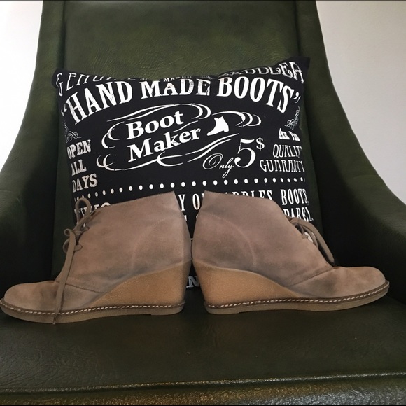 J Crew suede lace up booties! - Picture 3 of 4