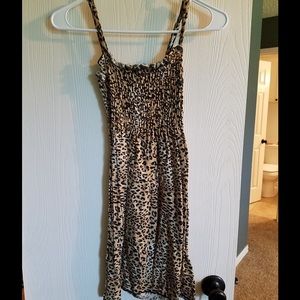 Cheetah print tank top