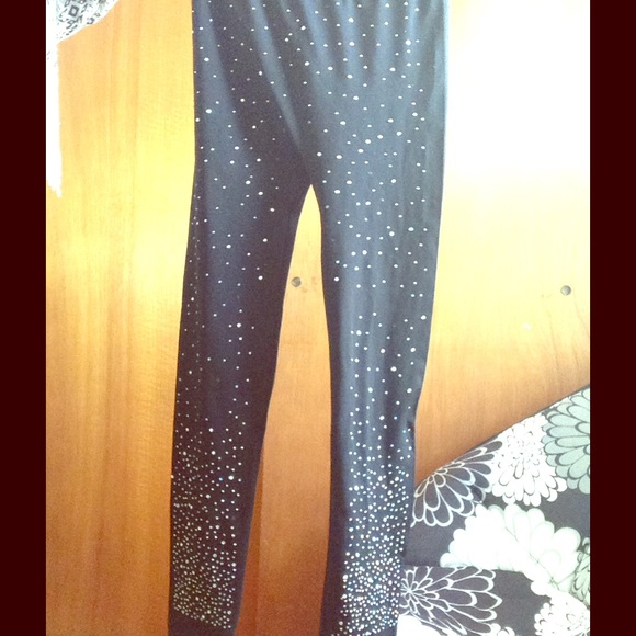 bedazzled leggings