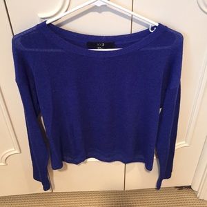 ROYAL BLUE KNIT SWEATER