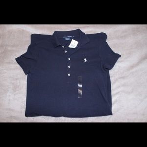 Ralph Lauren Sport Navy Blue/Pink Polo Dress