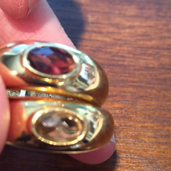 C.Wonder gold stackable rings. - Picture 2 of 4