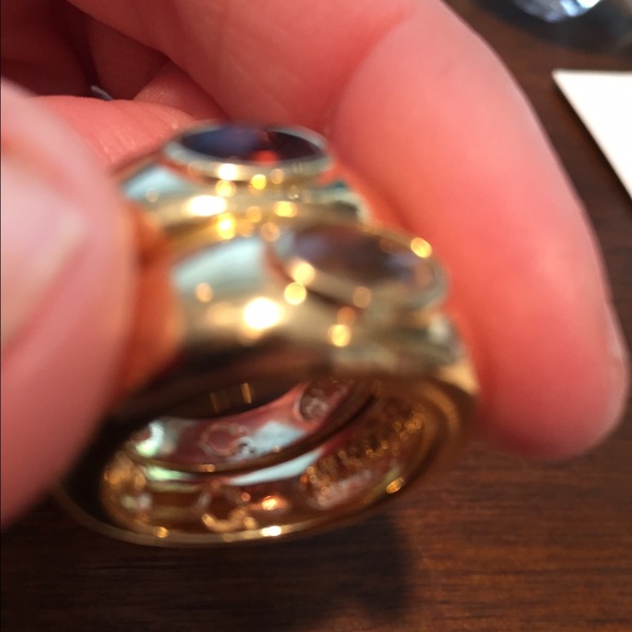 C.Wonder gold stackable rings. - Picture 3 of 4