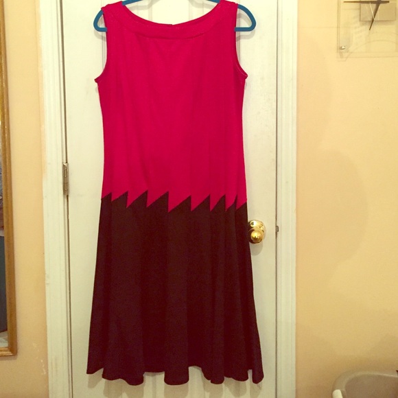 Flirty black and red dress