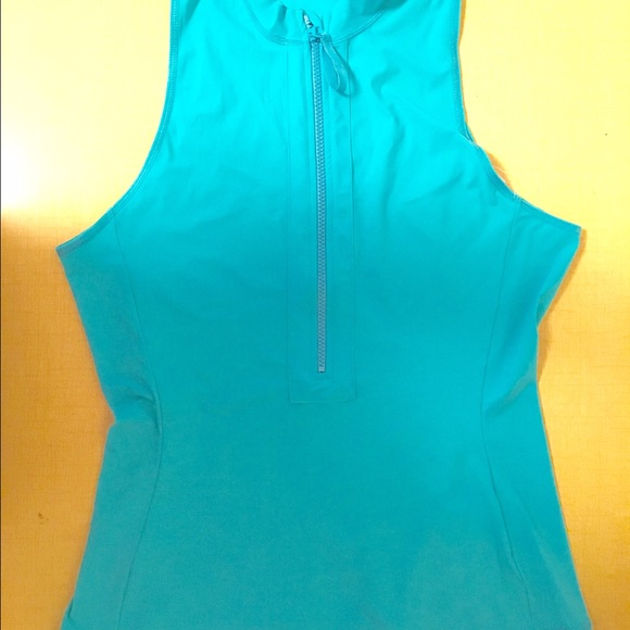 J. Crew Turquoise Rash Guard Size Medium