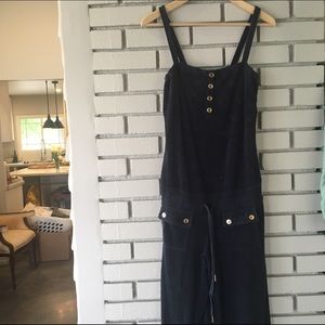 Juicy Couture Navy Velour Jumpsuit