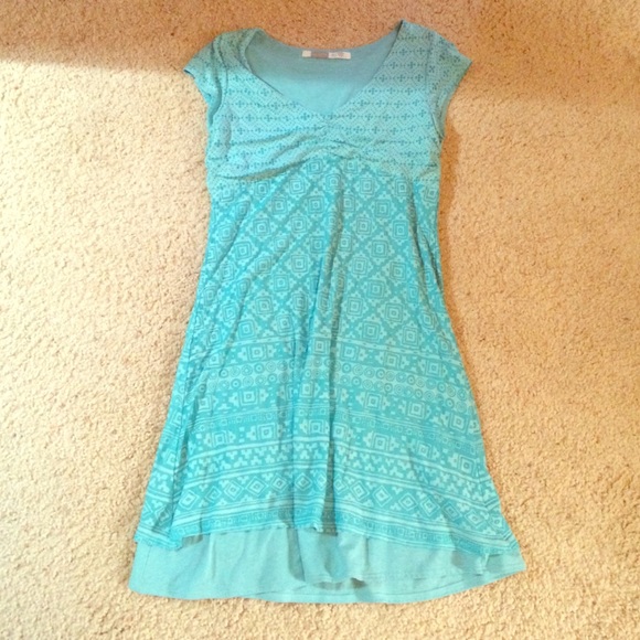 Teal cotton dress