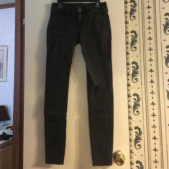 Black American Eagle super stretch jeans