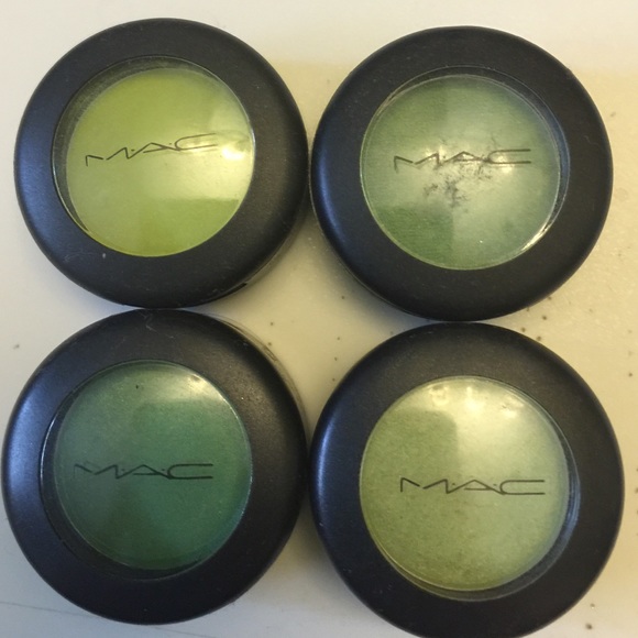 MAC Cosmetics - lot of 4 green eyeshadows