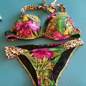 Leopard/Tropical Miraculous Bathing Suit