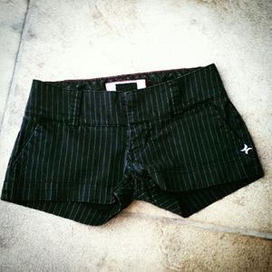 Black and white pinstripe Hurley shorts