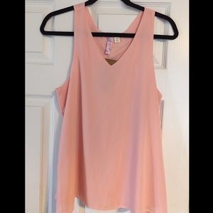 Light Pink Sleeveless Blouse